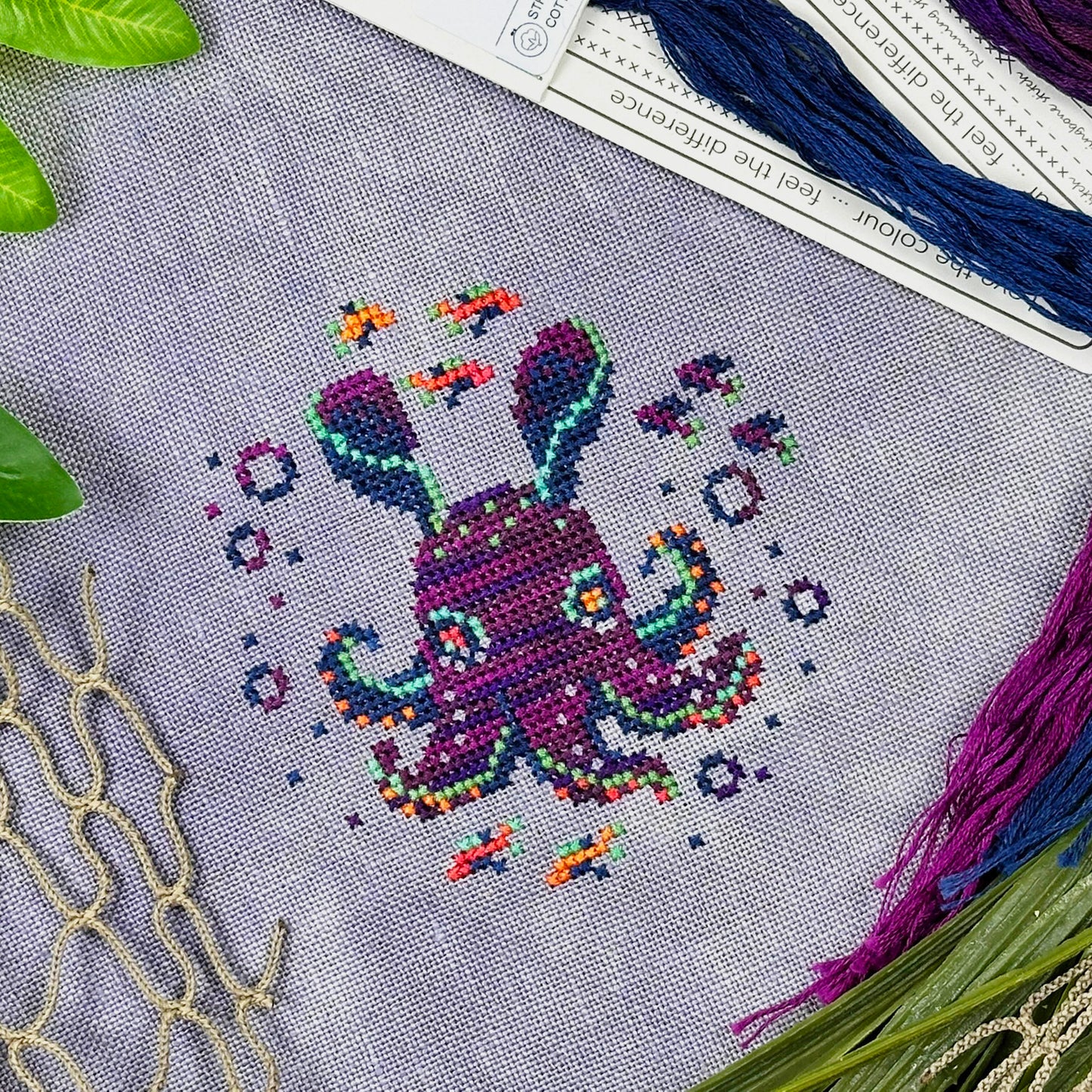 Deep Sea Dumbo - CGT Beneath the Waves Palette XStitch the Rainbow