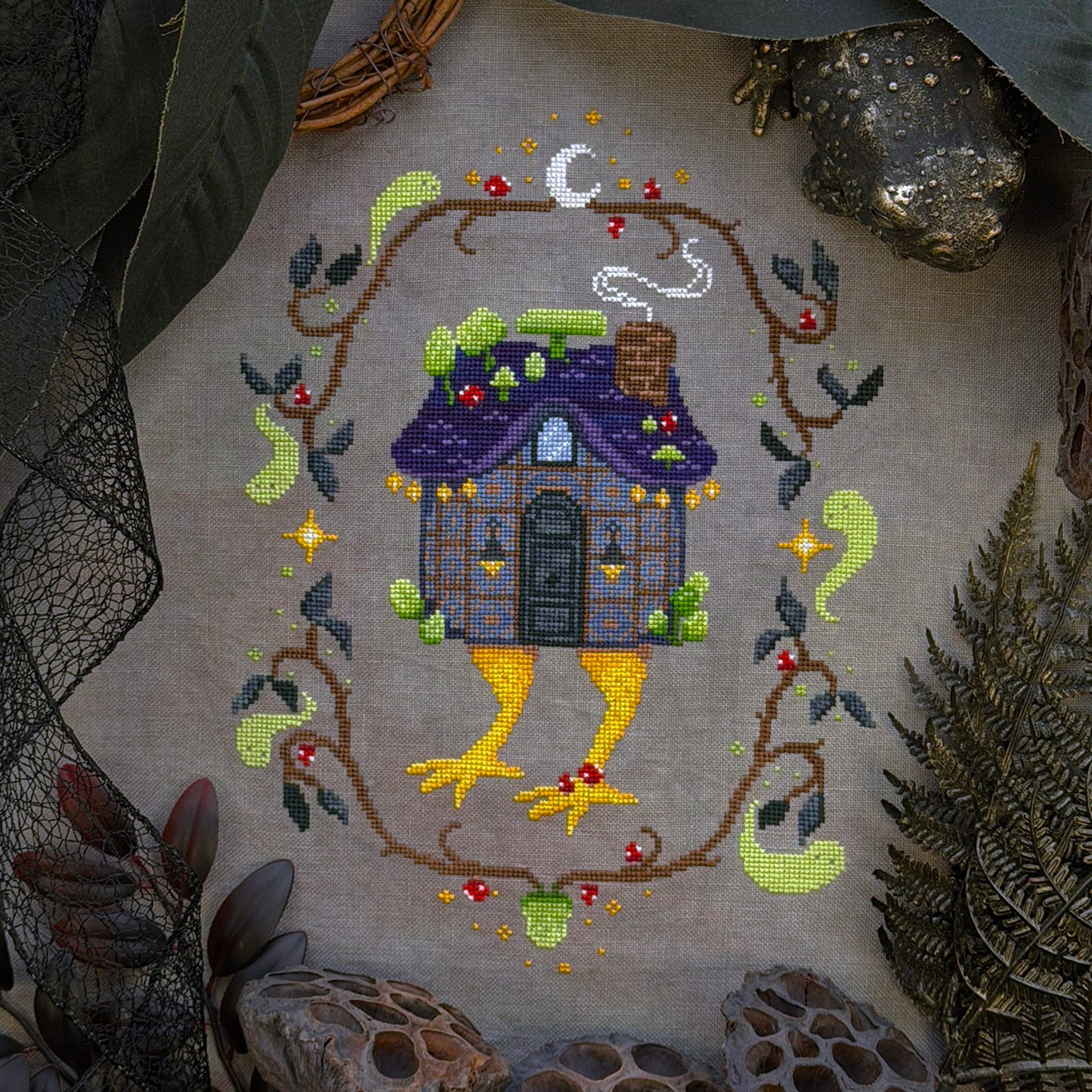 Mushroom Cottage Yaga ('26 Needlework Marketplace Exclusive)